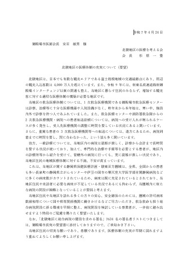 要望書